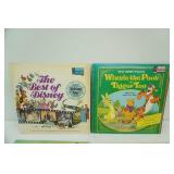 Vintage Walt Disney Vinyl Records (4ct)