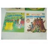 Vintage Walt Disney Vinyl Records (4ct)
