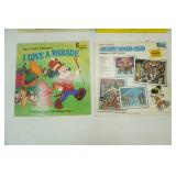 Vintage Walt Disney Vinyl Records (4ct)