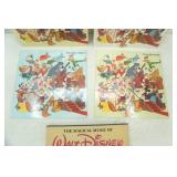 Vintage 1978 Walt Disney 4 Volume Vinyl Record Set. The Magical Music of Walt Disney. 50 Years of Original Motion Picture Soundtracks. Includes The Booklet.