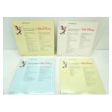 Vintage 1978 Walt Disney 4 Volume Vinyl Record Set. The Magical Music of Walt Disney. 50 Years of Original Motion Picture Soundtracks. Includes The Booklet.