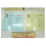 Vintage 1978 Walt Disney 4 Volume Vinyl Record Set. The Magical Music of Walt Disney. 50 Years of Original Motion Picture Soundtracks. Includes The Booklet.