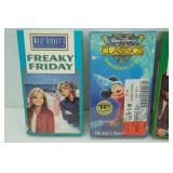 Vintage Walt Disney VHS Tapes 4ct