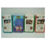 Vintage Walt Disney VHS Tapes 4ct