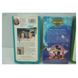 Vintage Walt Disney VHS Tapes 4ct