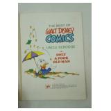 Vintage Walt Disneys Uncle Scrooge in "Only A Poor Old Man"  from 1952 (published in 1974); Vintage 1977 edition of Mickey Mouse: Fifty Happy Years.