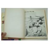 Vintage Walt Disneys Uncle Scrooge in "Only A Poor Old Man"  from 1952 (published in 1974); Vintage 1977 edition of Mickey Mouse: Fifty Happy Years.
