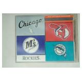 Early 1990s Vintage MLB Matchbox Collection. (appears unused)