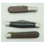 Vintage Pocket Knives (3ct)