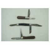 Vintage Pocket Knives (3ct)