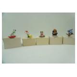 5ct Vintage "Christmas Magic" Collection Series Ornament by Grolier