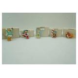5ct Vintage "Christmas Magic" Collection Series Ornament by Grolier
