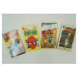Vintage Comic Books. the Amazing Spider-Man; DC The Superman Story; Captain America; Spider-Man 2. 1970s/1980s