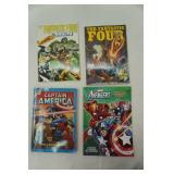 Vintage Marvel Comics, Graphic Novels: The Fantastic Four, Captain America, The Avengers Coloring Book