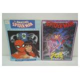 Vintage Spider Man Graphic Novels (2ct) Fear Itself 1992; Parallel Lives 1989