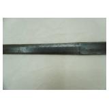 19th Century Chinese butterfly sword with leather sheath