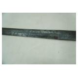 19th Century Chinese butterfly sword with leather sheath