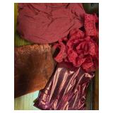 Red Ribbon, Red Different Types of Fabric