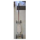 Vintage Cast Aluminum Skeeter Scooter Toy
