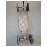 Vintage Cast Aluminum Skeeter Scooter Toy
