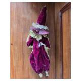Vintage Porcelain Peirrot Doll Jester