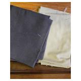 Dark Gray and Off White Heavy Duty Fabric