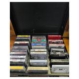 Cassette Tape Case with Tapes
