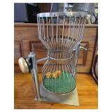 Vintage Chuck-A-Luck Gambling Game Birdcage Tumbler