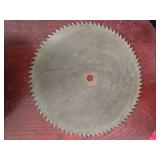 17" Saw Blade. It Is Sharp