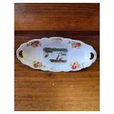 Vintage Porcelain Tray from Chatham, New Brunswick