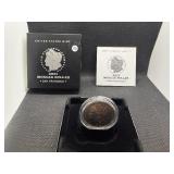 2021-S Uncirculated Morgan Silver Dollar in Original Mint Box with COA