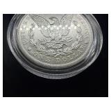 2021-S Uncirculated Morgan Silver Dollar in Original Mint Box with COA