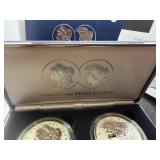 2025 Reverse Proof Morgan and Peace Silver Dollars - Two Coin Set - Spectacular Coins!