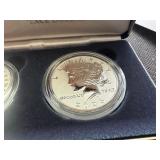 2025 Reverse Proof Morgan and Peace Silver Dollars - Two Coin Set - Spectacular Coins!