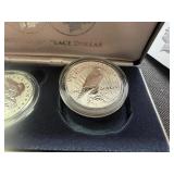 2025 Reverse Proof Morgan and Peace Silver Dollars - Two Coin Set - Spectacular Coins!