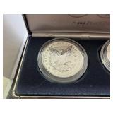 2025 Reverse Proof Morgan and Peace Silver Dollars - Two Coin Set - Spectacular Coins!