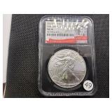 2017  1 Oz. Silver American Eagle NGC MS70 First Day of Issue - Perfect Grade!