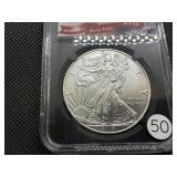 2018 1 Oz. Silver American Eagle NGC MS70 Early Releases - Perfect Grade!