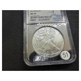 2019 1 Oz. Silver American Eagle NGC MS70 Early Releases - Perfect Grade!