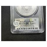 2021 Type 1 1 Oz. Silver American Eagle PCGS Gem Uncirculated