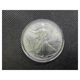 1990 BU 1 Oz. Silver American Eagle