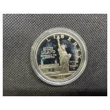 1986-S Proof Statue of Liberty Silver Commem. Dollar