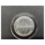 2022 BU Stacks & Bowers 1 Oz. Silver Round