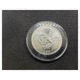 1985 BU 1 Oz. Silver Engelhard Prospector -- Hard to Find!