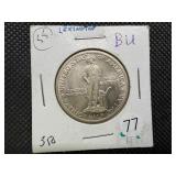 1925 BU Lexington Commemorative Silver Half Dollar - Greysheet value for an MS64 is $140