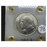 1936 BU Cleveland Commemorative Silver Half Dollar - Greysheet value for an MS64 is $100