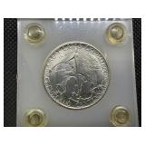 1936 BU Cleveland Commemorative Silver Half Dollar - Greysheet value for an MS64 is $100