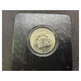 1952-D Brilliant Uncirculated Silver Franklin Half Dollar