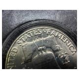 1952-D Brilliant Uncirculated Silver Franklin Half Dollar