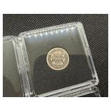 Four Silver Liberty Seated Dimes: 1856 (2), 1858, and 1891